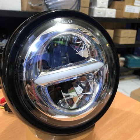 HEADLAMP SET BATOK Daymaker cyclops HARLEY DYNA SPORTSTER 5,75 INCH