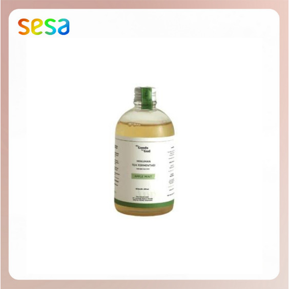 

MY GOODS FOR GUD Kombucha Rasa Apple Mint 270ml - Minuman Teh Fermentasi