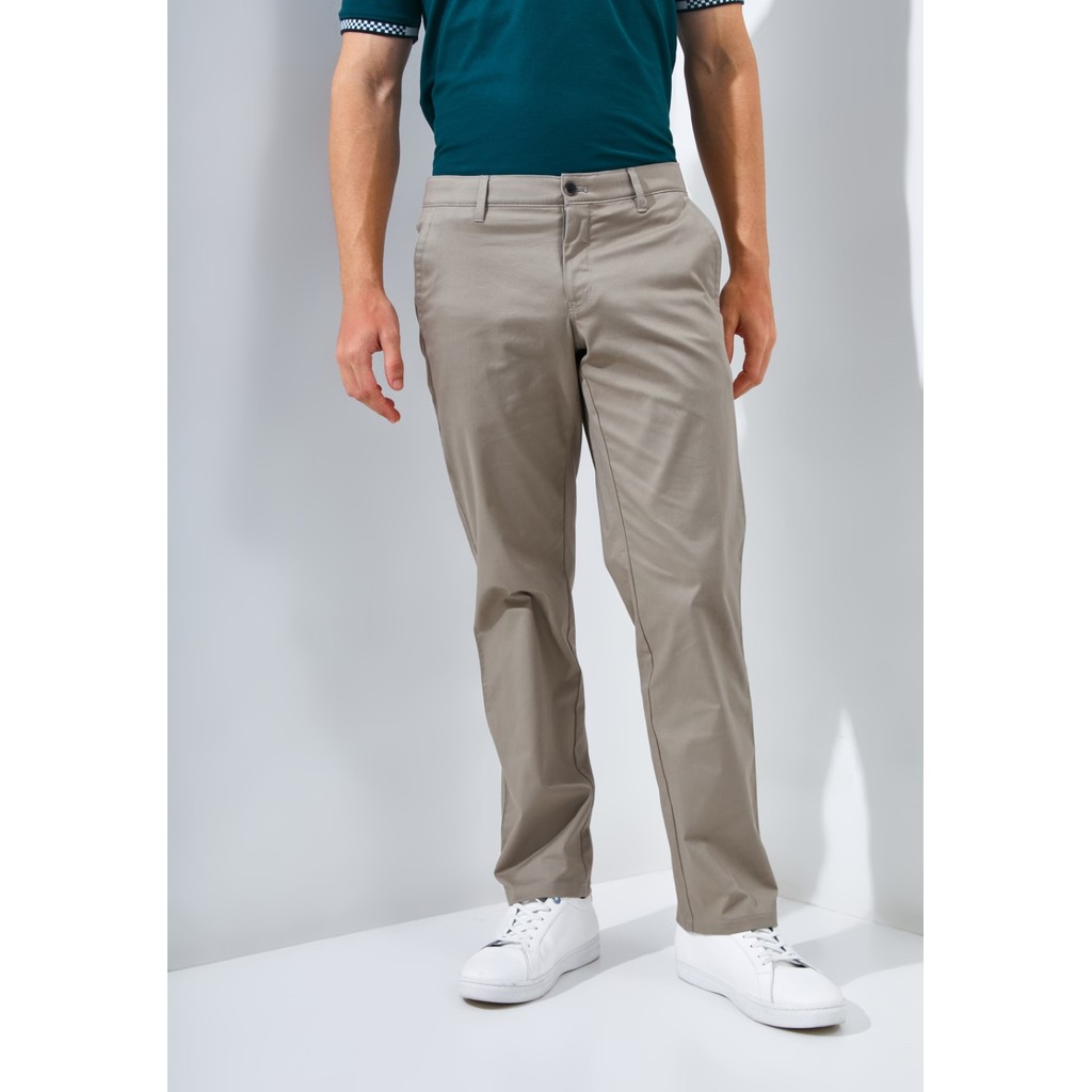 Jack Nicklaus Morales Celana Panjang Pria Regular Fit Camel