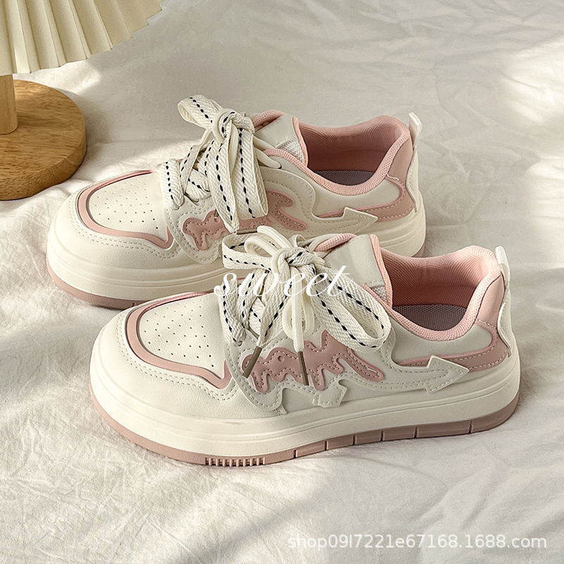 SCS  SC074 Sepatu Wanita Sneaker Rendah Bahan Pu Luar Negeri Import Sepatu Olahraga Korea DD1022 Sep