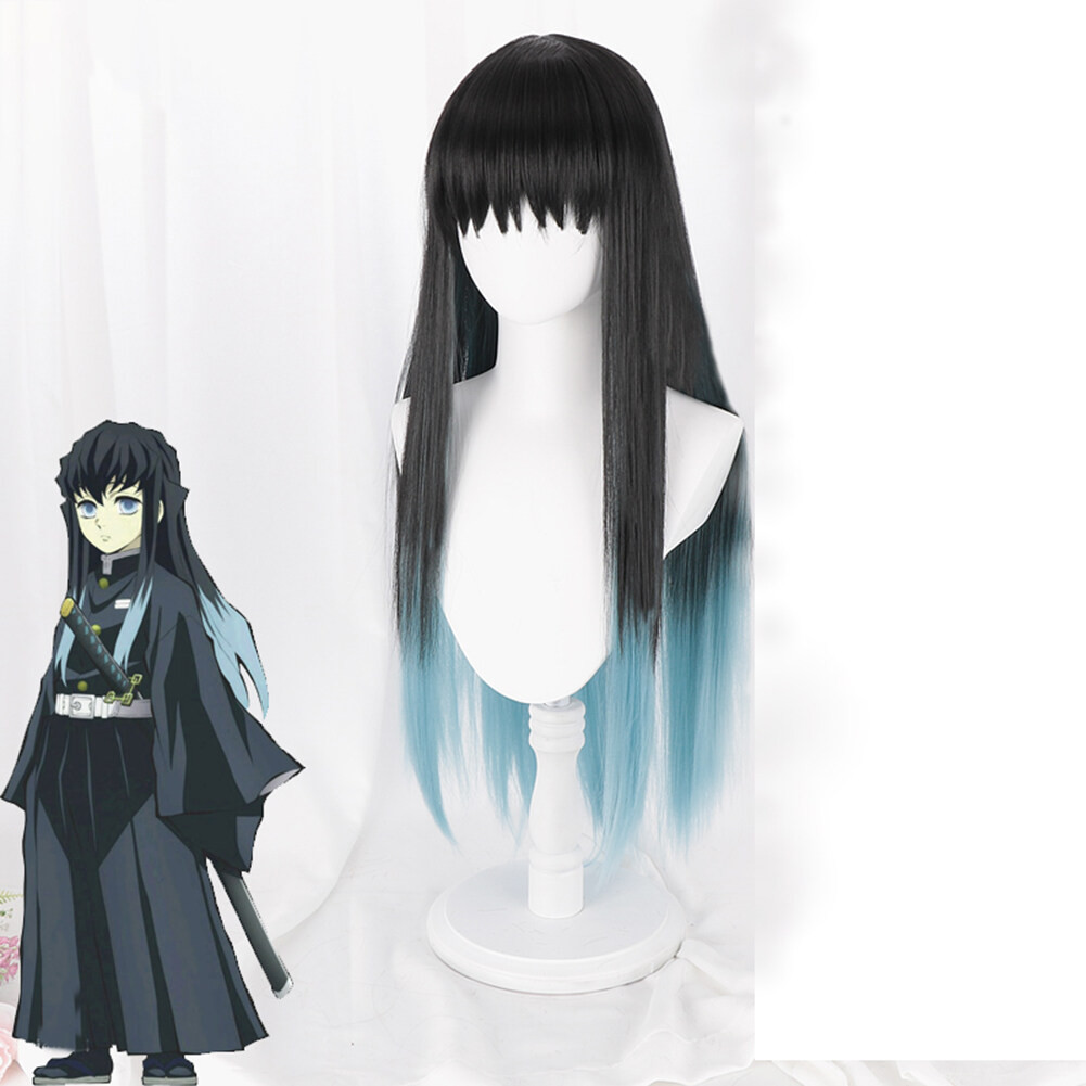 BEAUTYBIGBANG Wig Cosplay Anime, Wig Cosplay Anime, Wig Sintetis, Rambut Halloween, Rambut Iblis
