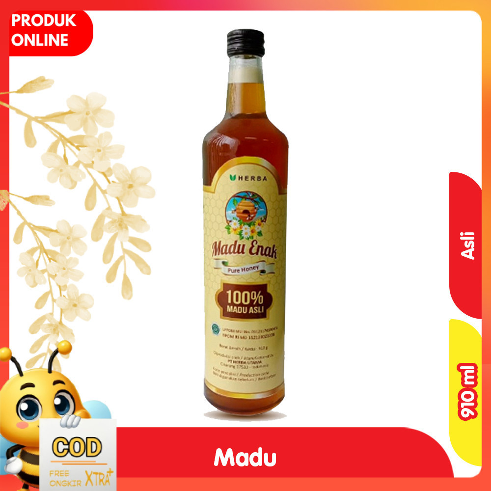 

Madu Enak Murni Botol 910 g