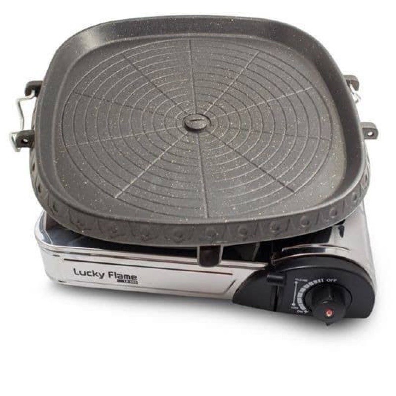 Korean Bulgogi Pan 32cm Bulgogi Grill Pan Square Alat Bulgogi Alat Panggang BBQ Bulgogi Idola