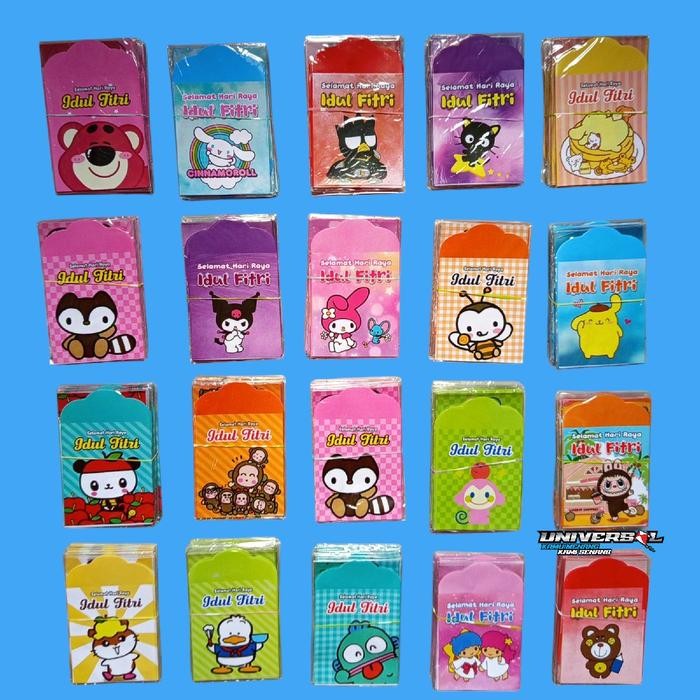 

MUMPUNG PROMO Amplop Lebaran Labubu Kuromi Medium 100pack & Jumbo 50pack - Karakter 1 TERLARIS