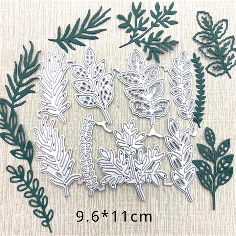 

Pretty Leaves Metal Cutting Dies Stencil Die Cut Scrapbooking Craft Stamps DIY Album Paper Cards Embossing Die