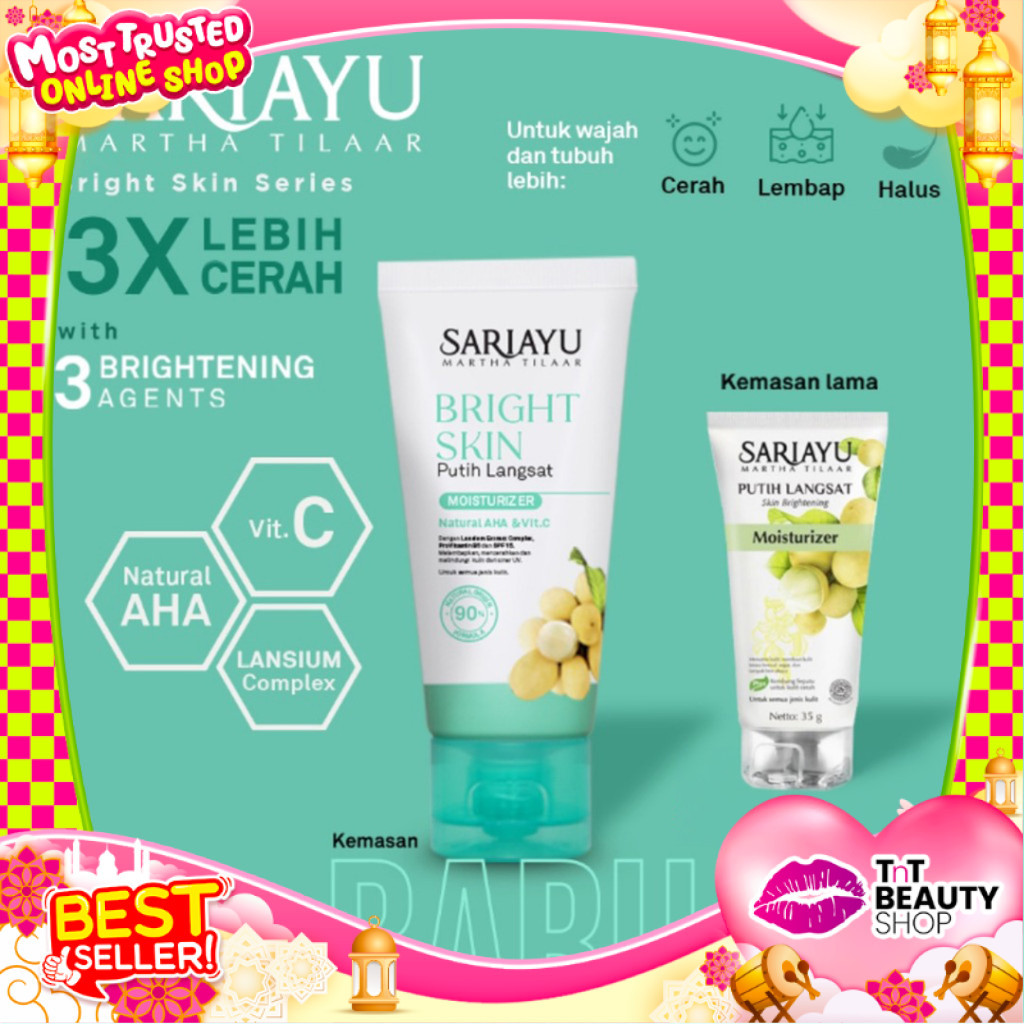 Sariayu Bright Skin Putih Langsat  Moisturizer 35gr - Sari Ayu | TnT Beauty Shop