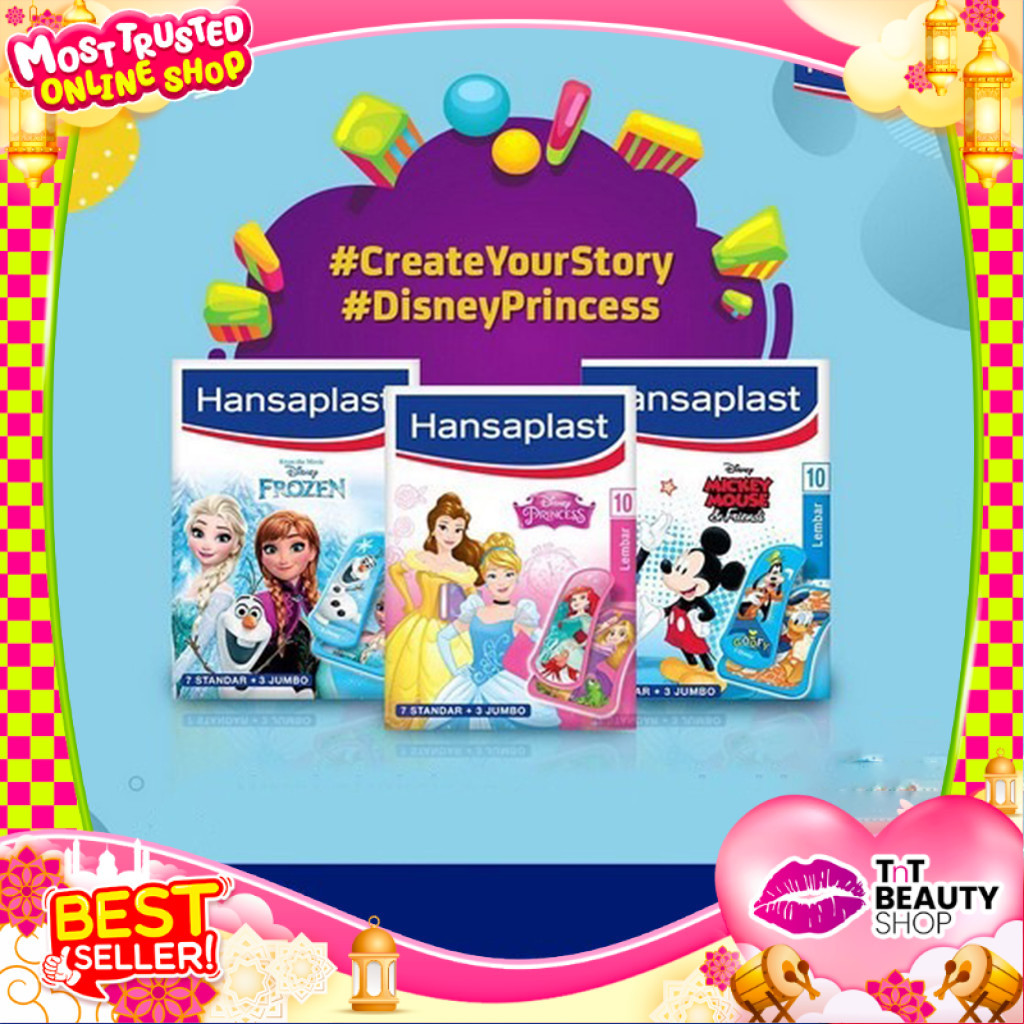 Hansaplast Karakter Kartun - Marvel Avengers - Princess - Frozen - 10 Sheets | TnT Beauty Shop