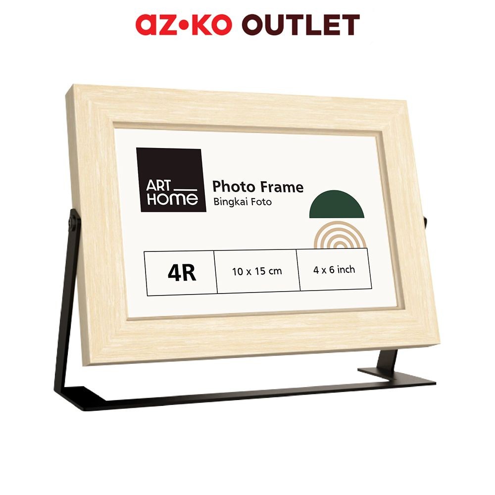 Arthome 4R Bingkai Foto Meja Landscape Natural Pigura Aesthetic Frame Tempat Foto Pajangan Dekorasi 