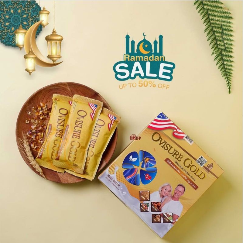 

KEMASAN TERBARU TH 2025 OVISURE GOLD ORIGINAL SUSU UNTUK KESEHATAN TULANG DAN SENDI