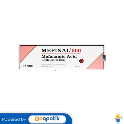 Mefinal 500 Mg Box 100 Kaplet