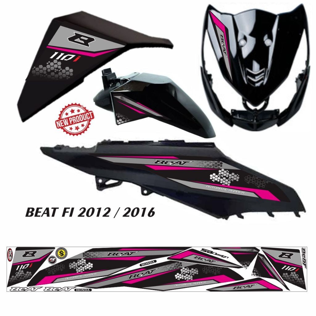 striping motor beat fi 2013 / stiker motor beat fi VARIASI MOTOR