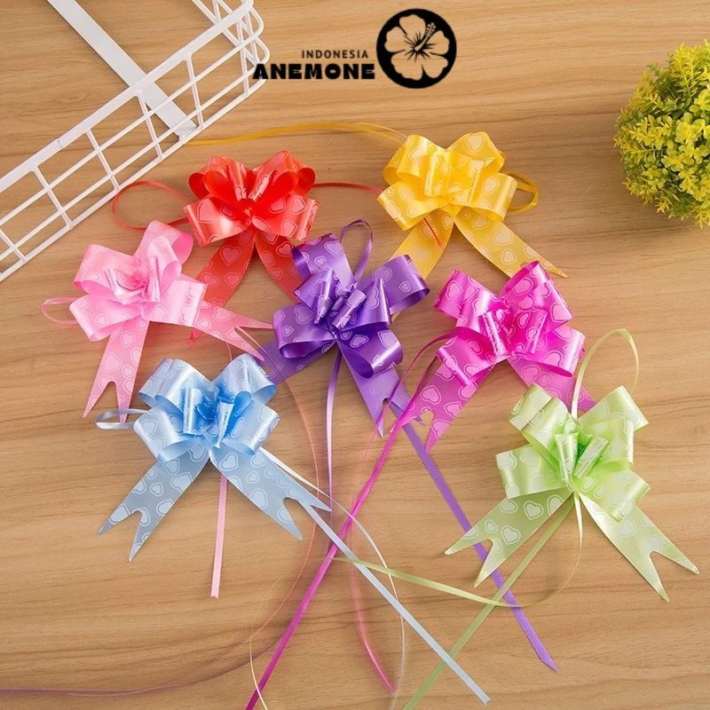 

ANEMONE - (1pack) A30 B30 C30 Pita Tarik Motif / Pita Serut 30mm isi 10pcs Dekorasi