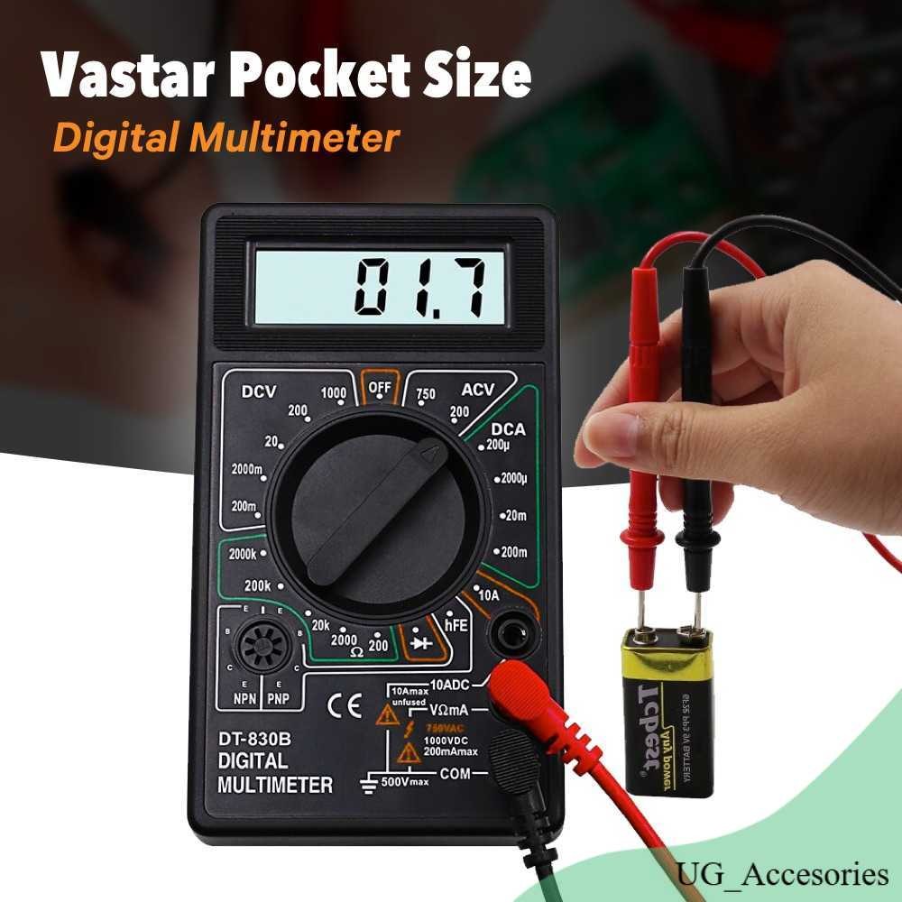 

Vastar Pocket Size Digital Multimeter - DT830B