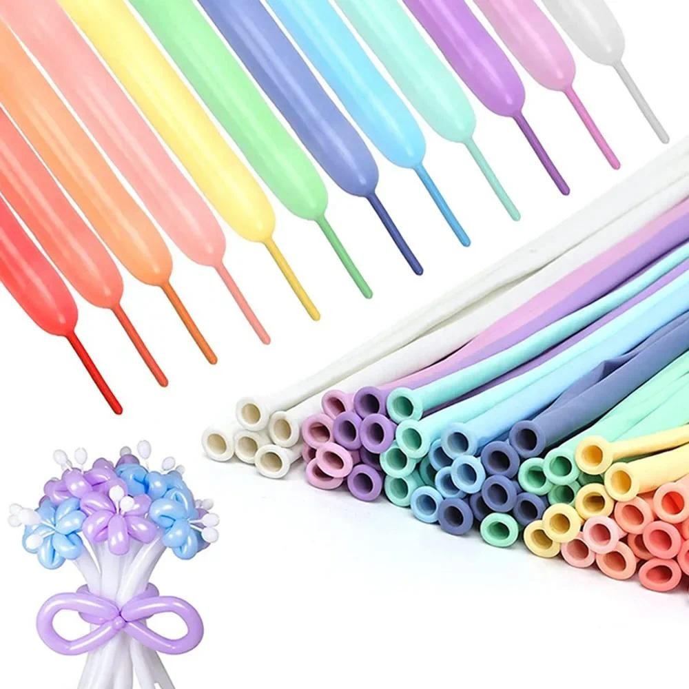 

20/50 Pcs Macaron 260 Long Magic Air Balloons Weaving Balloon DIY For Modeling Birthday Wedding Party Decoration Kids Toy Globos
