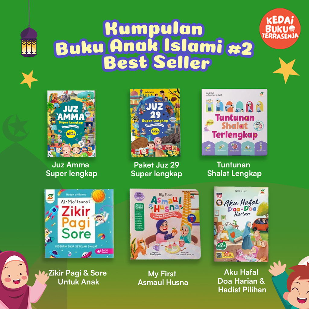 KUMPULAN BUKU-BUKU ANAK ISLAMI #2 BEST SELLER | BUKU ISLAMI ANAK