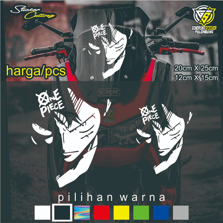 Sticker Cutting Visor Motor Nmax One Piece, Striker Motor Nmax PCX