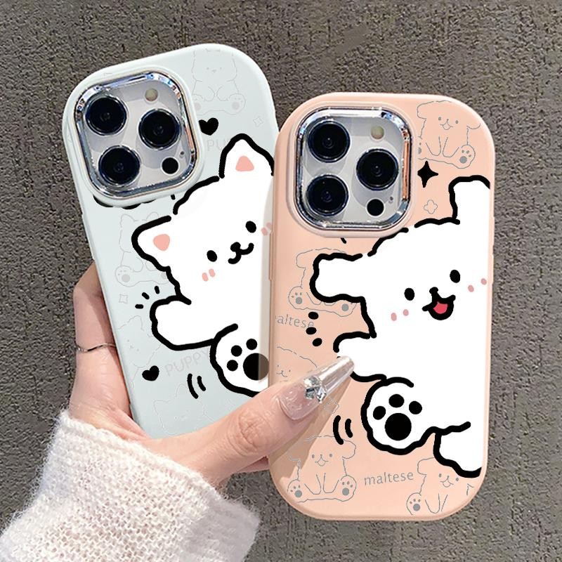 Case Hp For Samsung A32 5G A34 M32 Silicon Candy Girls Cute Dog Case Murah