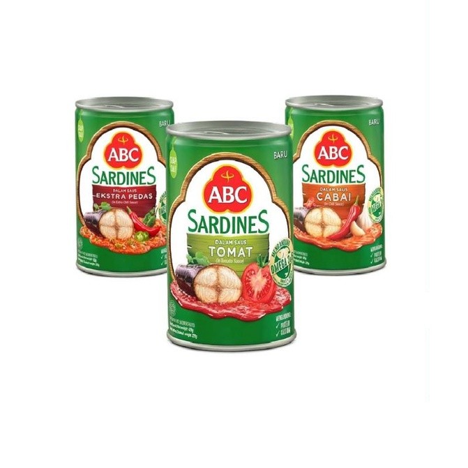 

ABC Sarden / Sardines Saus 155 Gr
