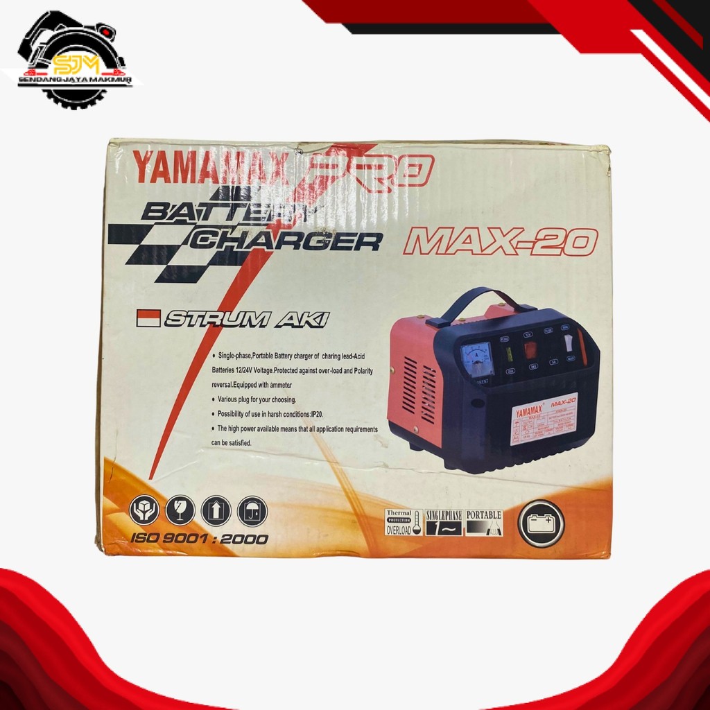 BATERAI CHARGER / SETRUM AKI / SETRUM ACCU MAX- 30 12V YAMAMAX-PRO