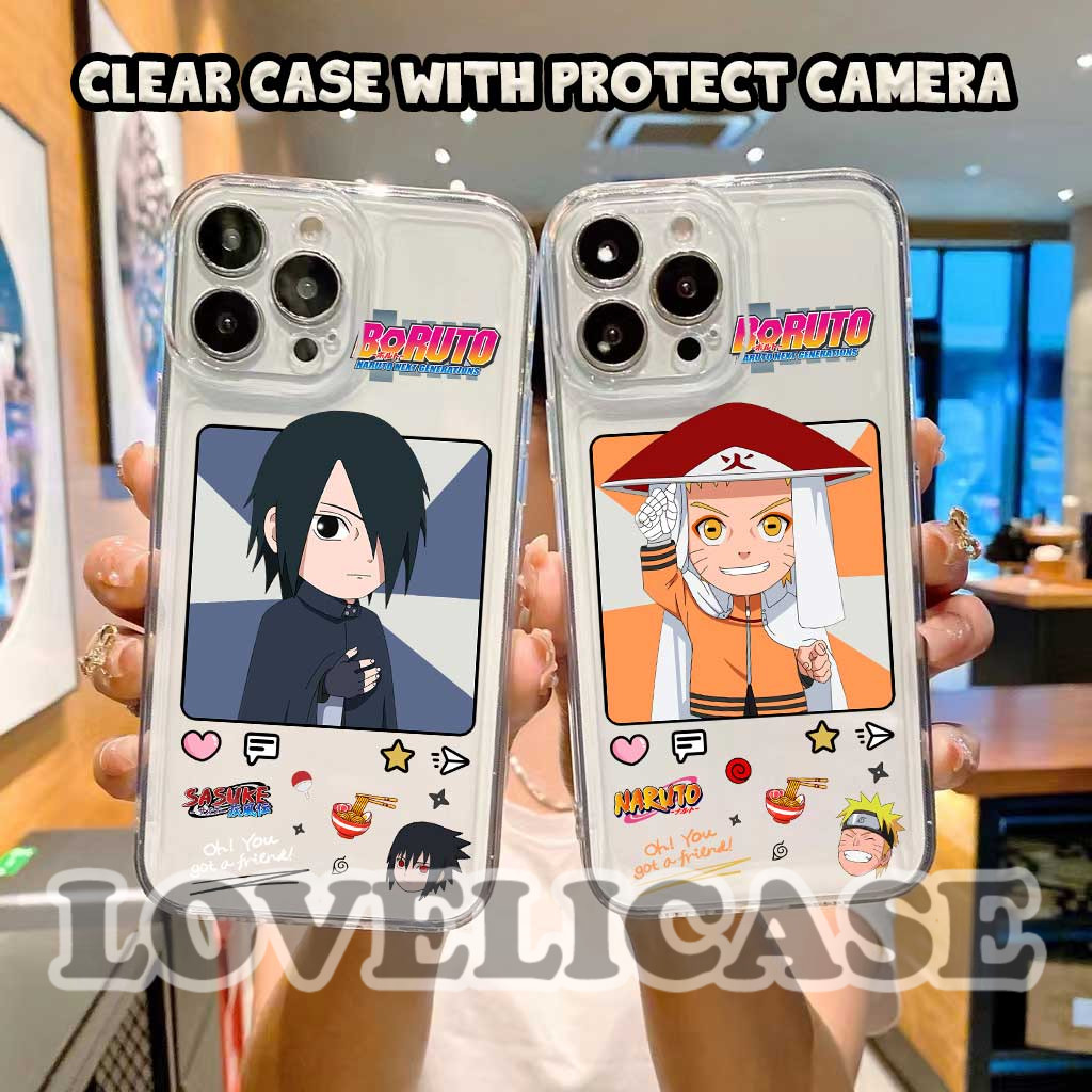 Clear Case Softcase Bening Tebal SAMSUNG A33 A34 A52 A53 A54 A70 A73 M20 M23 M33 M53 [Anime Chibi]