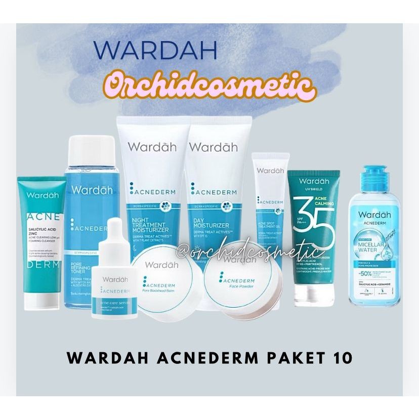 Wardah Acnederm Series 1 Paket