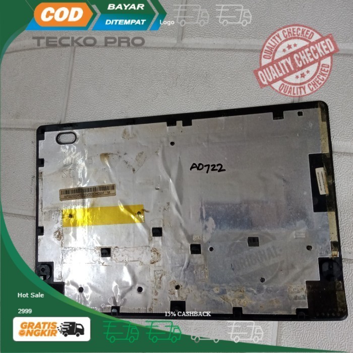 Casing Tutup Bawah Acer Aspire One 722 AO722 LA-7071P - Hitam