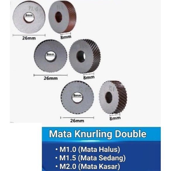 Mata Knurling / Kartel (Single / Double) M1.0, M1.5, M2.0