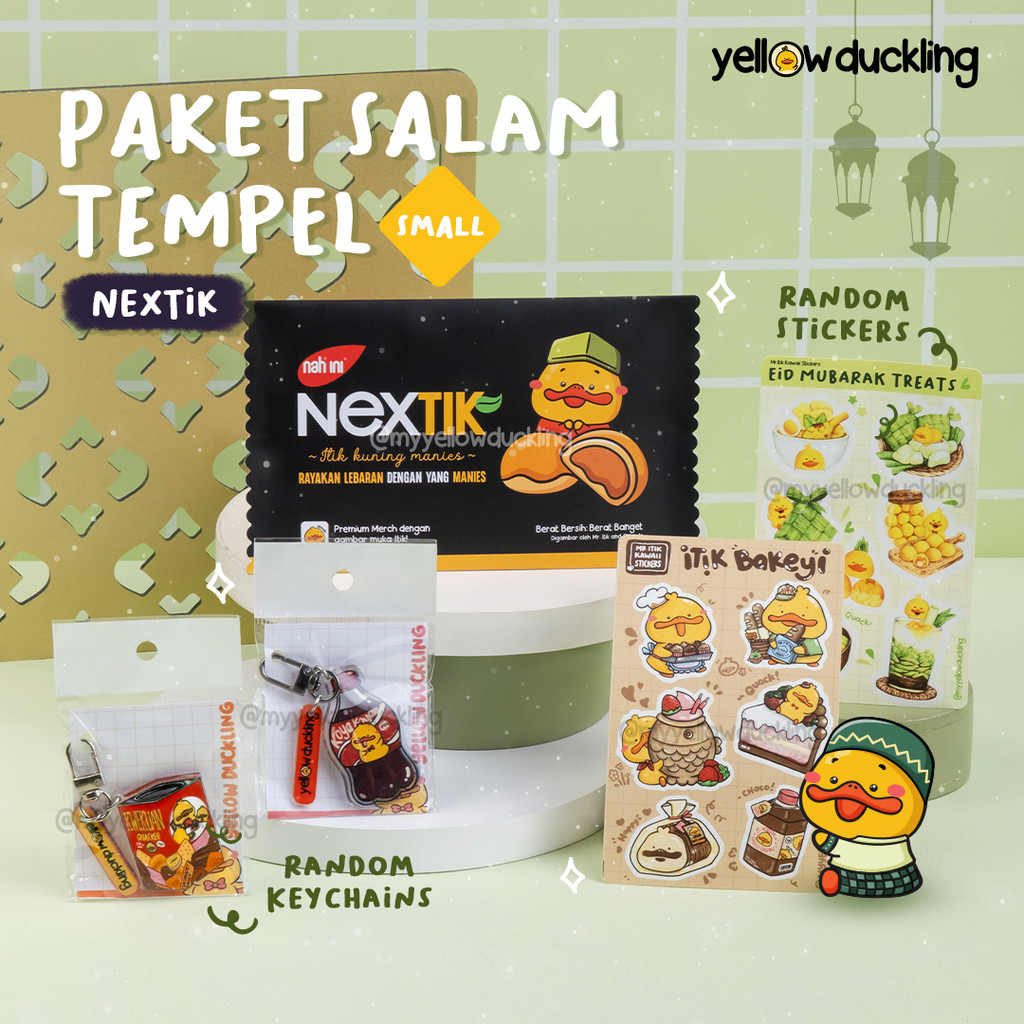 

MYYELLOWDUCKLING HAMPERS LEBARAN - SALAM TEMPEL SMALL - CUSTOM HAMPERS RAMADAN - MERCHANDISE LUCU