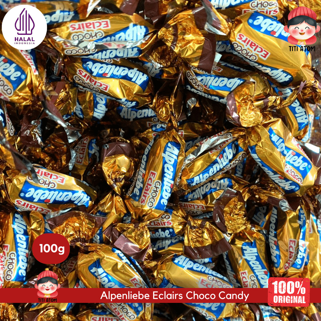 

Alpenliebe Eclairs Choco Candy Permen Susu Coklat 100g
