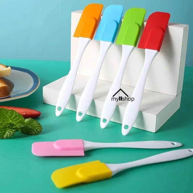Silicone Baking Scraper Cake Utensils Small Cream Scraper Minimalist Style Detachable Non-stick Spat