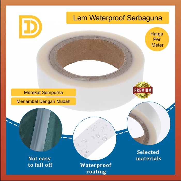 

Seam Seal Tape Waterproof 2 Layer Lem Penambal Jas Hujan Tenda Terpal Anti Air Lem Setrika Tambal Jahitan Jaket Anti Rembes Raincoat Sealer