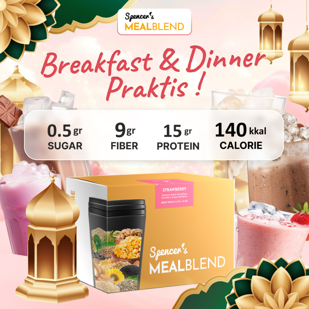

Spencer's MealBlend - Complete Nutrition Meal Lengkapi Nutrisi Harian Alami