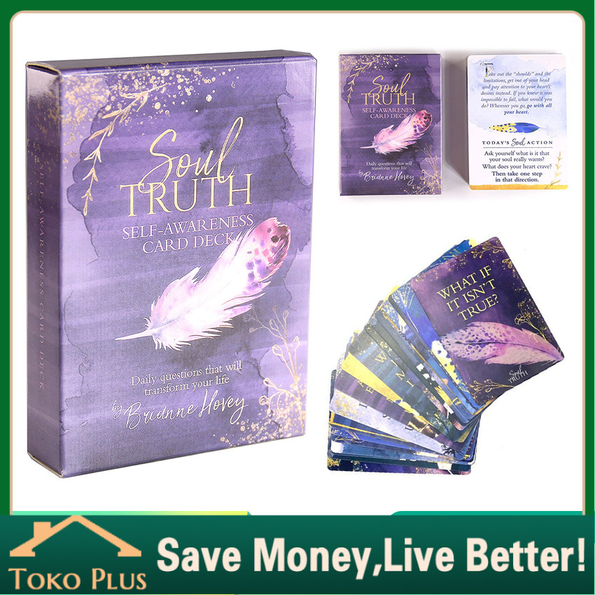Oracle Card Deck Kartu Soul Truth Self Awareness Card Deck Tarot / Kartu Oracle Tarot