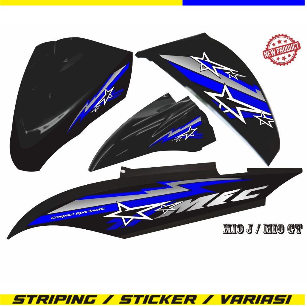 VARIASI STIKER MIO J MIO GT VARIASI STRIPING KEREN
