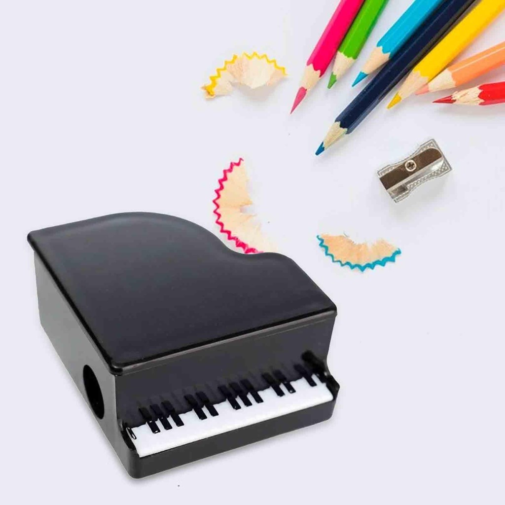 

Piano Shaped Pencil Sharpener Mini Music Stationery for Classroom Engineers