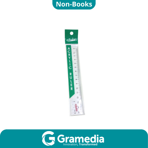 

[Gramedia Cijantung] ESTUDEE RULER ACRYLIC 15 CM