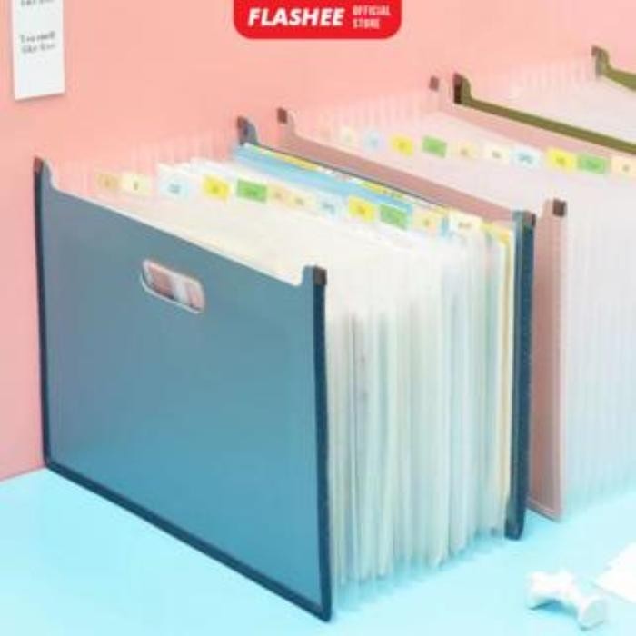 

ANDMA Flashee Map Dokumen Tas File Flashee Isi 13 Sekat Tas File Organizer Bahan Anti Air Map Bisnis Termurah Hijau Stiker - Hijau