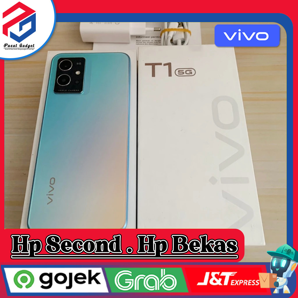 Vivo T1 5G Ram 4/128GB | Ram 8/128GB | Ram 8/256GB Second Grade A