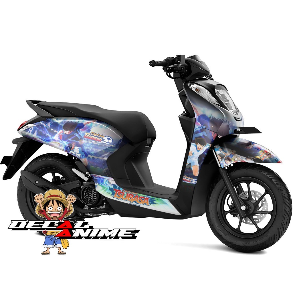 Decal Stiker Genio Full Body Sticker Genio Full Skotlet Variasi Anime - Captain Tsubasha