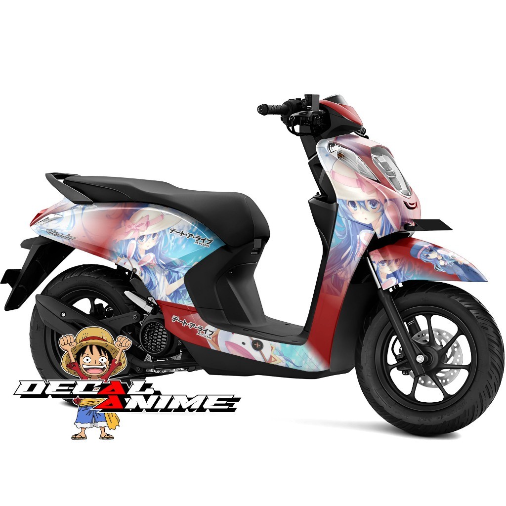 Decal Stiker Genio Full Body Sticker Genio Full Skotlet Variasi Anime - Ayumi