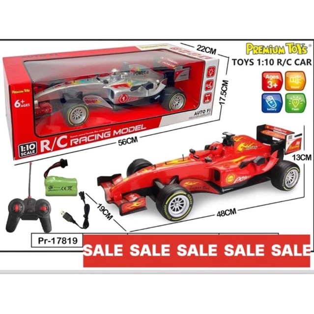 [Garansi] Mainan Rc Car Formula One 1 Jumbo 1:10 Remote Control Mobil Remot F1 - Mobil Mobilan Balap