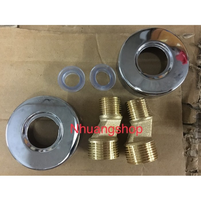 Aksesoris - Promo[ jessy_mart ] Fitting bracket nepel sambungan kran shower mixer panas dingin
