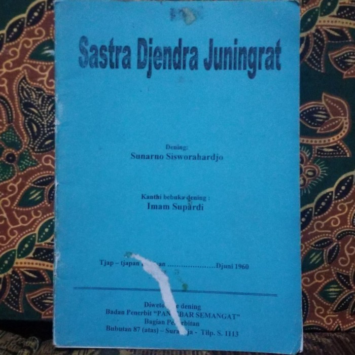 Sastra Jendra Juningrat