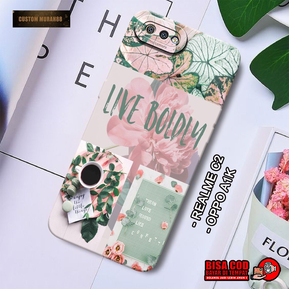 New Aesthetic Case - Softcase Realme C2 / Oppo A1K - Terbaru - Case Hp Realme C2 / Oppo A1K - Casing