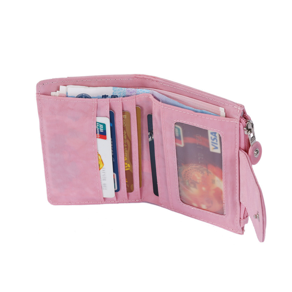 DOMPET KARTU NYLON RESLETING / DOMPET LIPAT WANITA / DOMPET KOIN / DOMPET WALLET KP KP F2608