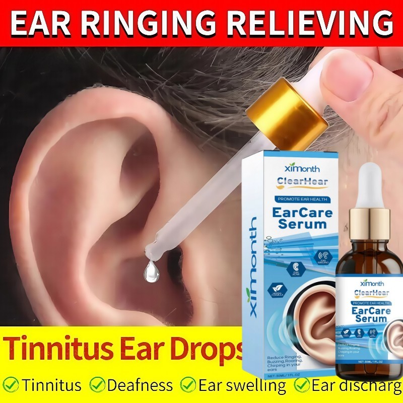 Obat tetes telinga cairan obat telinga berdengung obat telinga tuli 30ml Cairan pembersihan kanal te