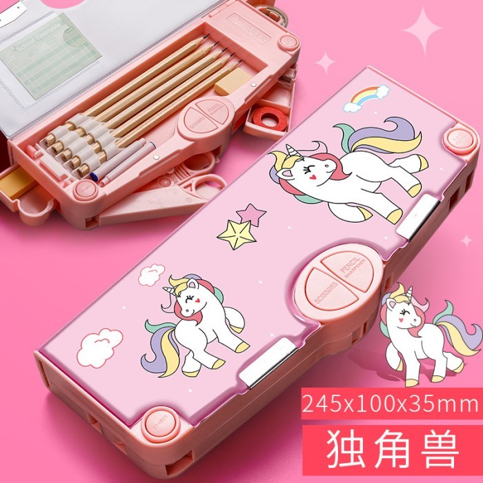 

[NEW] Kotak Pensil Anak Sekolah.Tempat Pensil Anak Sekolah Water proof Anti - B-Unicorn