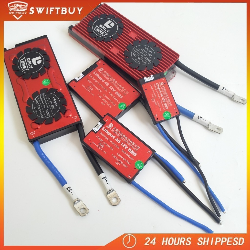 BMS Baterai Lithium Iron Phospate Lifepo4 4S 12V DALY 200Ah/ BMS LiFePO4 4S 8S 16S 20S 50A 60A 80A 1