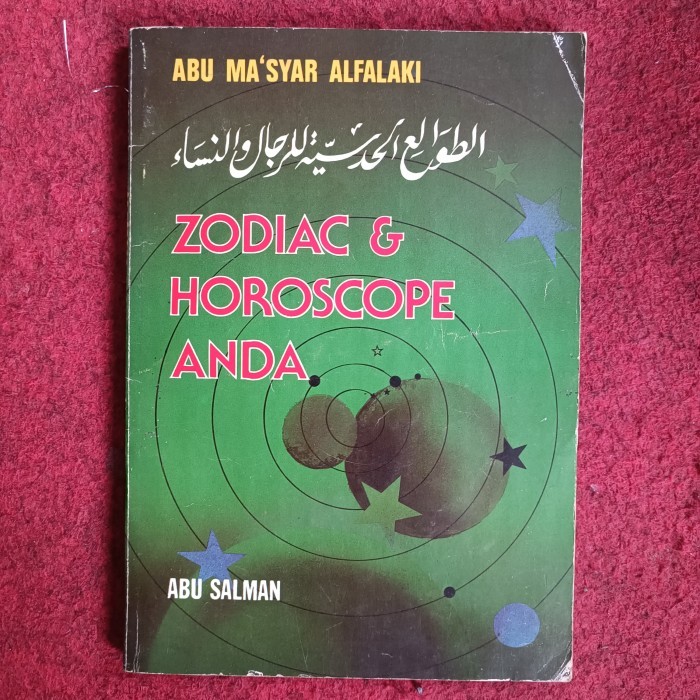 TERJEMAH ABU MA'SYAR AL FALAKI - ZODIAC & HOROSCOPE ANDA, ABU SALMAN, ORIGINAL, 1993