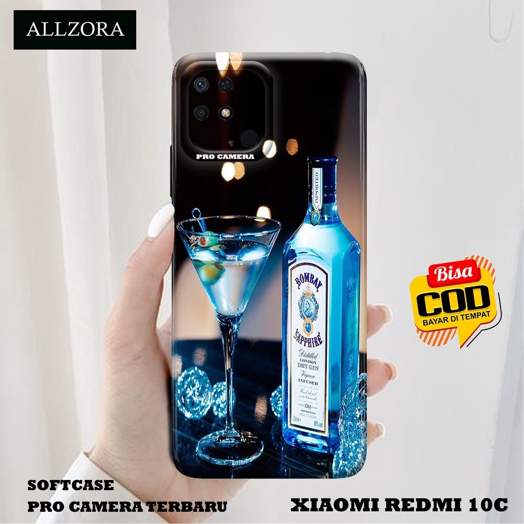 ALLZORA - Case Hp Xiaomi Redmi 10C - Fashion Case Branded - Softcase Xiaomi Redmi 10C Terbaru - Casi